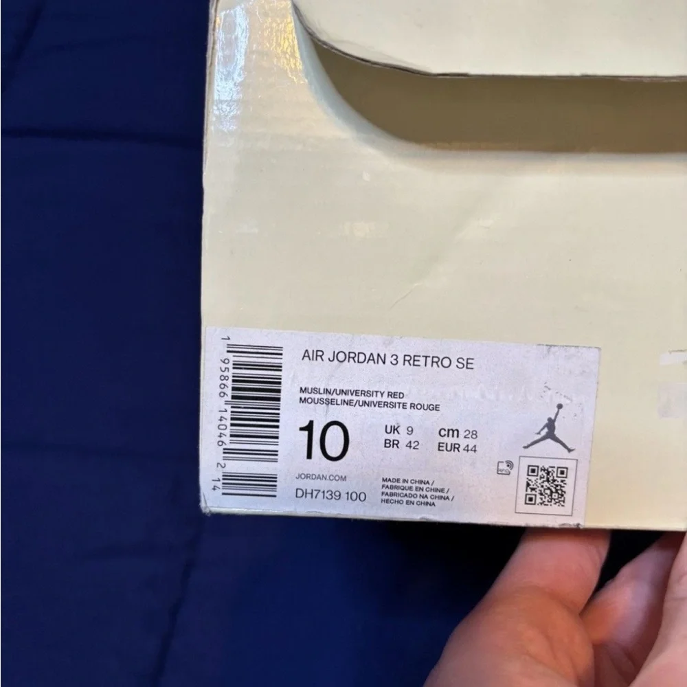 Jordan 3 Retro SE Muslin 2022 Size 10
